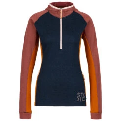 Stoic Women's Merino260 StadjanSt. 3/4 Zip W. Hood - Merinohoodie -Deutschland Stoic Verkaufs-Shop stoic womens merino260 stadjanst 3 4 zip w hood merinohoodie 1